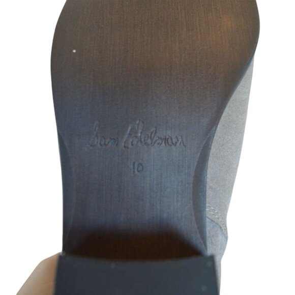 Sam Edelman Pirro Putty Suede Gray Ankle Booties Women's Size 10 Bohemian Casual - Picture 8 of 10